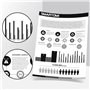 SMARTOMI Q2612A 12A Toner Cartouches Compatible Remplacer pour HP Laserjet 1010 1012 1015 1018 1020 1022 1022N 1022NW 3010 3015