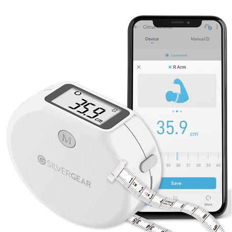 Tape de mesure du corps intelligent avec application