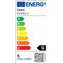 CALEX Lot de 5 Smart Ampoules LED GU10 RGB CCT WiFi, 345lm, 4,9W, Alexa/Google/Siri, 16M couleurs, blancs 2200-4000K, dimmable, 
