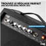 MAX GIGKit Amplificateur 40 Watts pour Guitares Électriques - Tonalité Réglable, Poignée de Transport, Sortie Casque, Entrée AUX