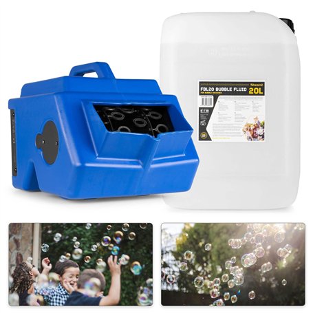 BeamZ B1500 Pack Machine à Bulles avec 20L de Liquide