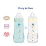 Lot de 2 Biberons - MAM BABY - Easy Active - +6 mois - 330 ml - Tétine débit X - Ice + Pearl