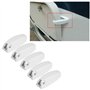 Kuuleyn 5 PCS Porte Catch Holders, Loquet De Porte Catch Holder Pour RV Camping Car Camper Traile Voyage Bagages - Blanc