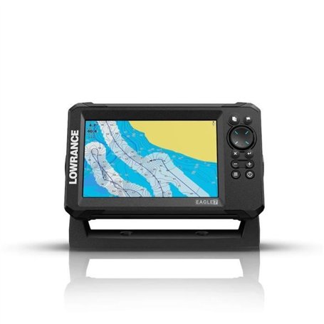 Combiné GPS sondeur - LOWRANCE - Eagle 7 - Sonde 50/200 HDI - Écran IPS - FishReveal