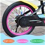 288 pièces Réflecteurs de Rayons de vélo pour Enfants, Perles de Rayons de vélo colorées, décorations, réflecteurs de Rayons de