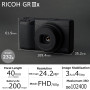 Ricoh GR IIIx Appareil Photo numérique [Focale 40mm] [Equipé d'un capteur CMOS APS-C de 24.2M] [La référence en matière de Prise