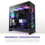 NZXT H9 Flow RGB+ (2025) – Grand boîtier PC ATX Mid-Tower à Double Chambre pour Flux d'air – Comprend 7 Ventilateurs RGB (6 x 14