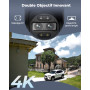 Reolink 4K PTZ Camera Surveillance WiFi Exterieure à Double Objectif, 2,4/5 GHz Wi-FI 6, Zoom 6X, Détection Personne/Véhicule/An