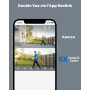Reolink 4K PTZ Camera Surveillance WiFi Exterieure à Double Objectif, 2,4/5 GHz Wi-FI 6, Zoom 6X, Détection Personne/Véhicule/An