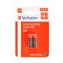 Verbatim Lot de 2 Piles alcalines 12 V 23 A F(MN21)