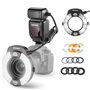 NEEWER RF1-C Flash Annulaire Macro Compatible avec Canon