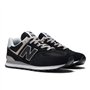New Balance Homme NB 574 Sneakers, Noir (Black EVB), 41.5 EU