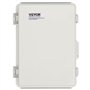 VEVOR Boîte de jonction électrique, 430x330x180 mm boîtier électrique plastique ABS couvercle à charnière, loquet en acier inoxy