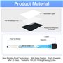 Film magnétique pour tableau blanc - Format A4 - 21 x 30 cm - Pour tableau blanc effaçable à sec - Avec 3 marqueurs et 1 gomme -