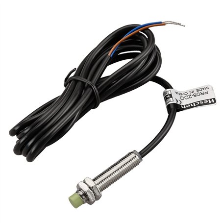 Heschen PR08-2DO Capteur de proximité inductif type cylindrique DC 12-24 V 2 fils NO (normalement ouvert) CE