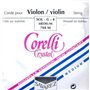 Cordes Corelli Violon Crystal Sol Nylon/Argent filé; Medium