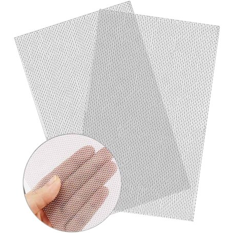 Lot de 2 grilles d'aération en acier inoxydable 304 20 mailles