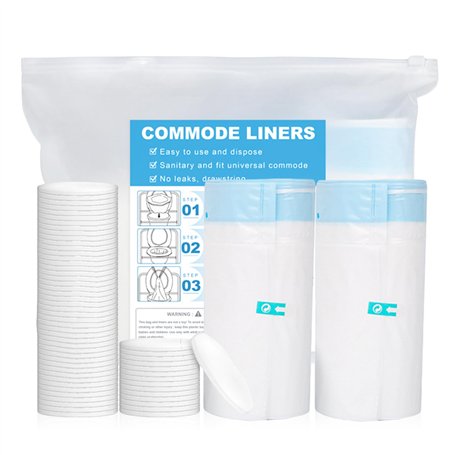 Lot de 40 sacs de toilette avec coussinets absorbants