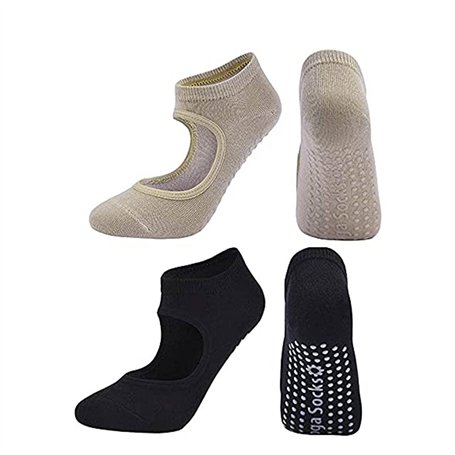 2 Paires de Chaussettes de Yoga