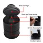 FOCCTS Cendrier voiture Protable LED Auto véhicule avec la lumière LED Cendrier portable chromé Cendrier de poche