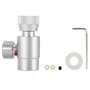 Jeffergarden CO2 Adaptateur Cylindre Recharge CO2 Aquarium de Remplissage du Régulateur Kit de Connecteur CO2 Adapter de Cylindr