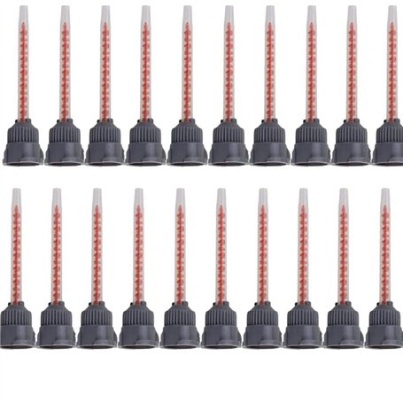 feedal Lot de 20 buses de mélange époxy pour pistolet à colle AB de 50 ml (rapport d'application 10:1)