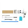 Toaiot Pièces de rechange pour imprimante 3D Kit de buse d'extrudeuse Tita Hotend avec bloc chauffant Tuyau de chauffage V6 Tube