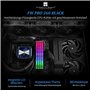 Thermalright FW PRO 360 Black CPU AIO Refroidisseur de processeur avec écran LCD IPS avec résolution 320 x 320 pour AM5&Intel 17
