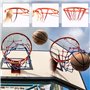 TRKETK 2 Pièces Filets de Basket-Ball Robustes, Filet de Basketball Multicolore Filet de Basket-Ball Professionnel 12 Boucles Ba
