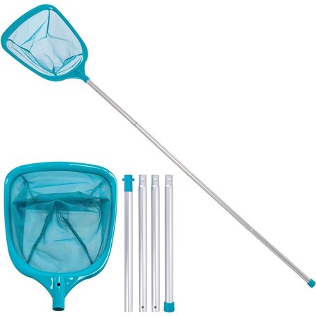 KAHEIGN 150CM Filet D'Écumoire de Piscine avec Pôle
