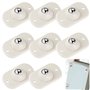 Mini Roulette Auto-Adhésive Roulettes Pivotantes Autocollantes 8Pièces Roulettes en Plastique pour Meubles