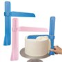 Minzhenamz Lot de 2 grattoirs à gâteau pour application de glaçage