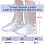 Bottes PE Haute avec Élastiques (Transparent 46x39cm) - Taille Adulte 37-