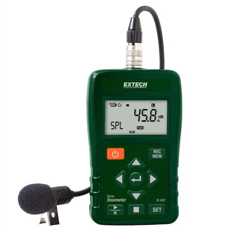 Extech SL400 Dosimètre acoustique personnel avec interface Usb