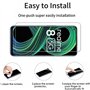 Tzstz 3 Pièces Verre Trempé Protecteur,pour Realme 8 5G，Dureté 9H,Anti Rayures,Realme 8 5G D'écran Protecteur