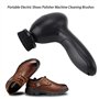 Cireuse à Chaussures Brosse à Chaussure Electrique avec 4 Têtes de Brosse pour Cirages et L'entretien des Chaussures Voyage Cade