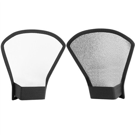 Neewer® Diffuseur Flash Argent/Blanc Réflecteur pour Flash Speedlite Nikon SB-600