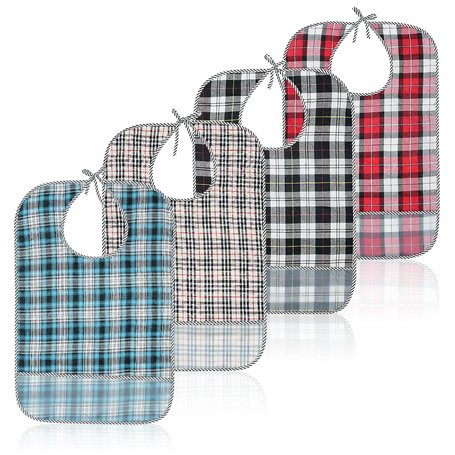 BORDEAG 4 Pièces Bavoir Adulte