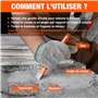 ValueMax Jeu de 3 Burins Ciseaux à Froid pour Maçonnerie et Béton - Burins Plats en Acier Chrome Vanadium 16 x 170, 12 x 150, 10