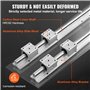 VEVOR SBR16UU Lot de 2 guides linéaires SBR16-800 mm en acier au carbone en aluminium avec 4 blocs de glissement SBR16UU Rouleme