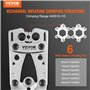 VEVOR Pince à Sertir 6/10/16/25/35/50 mm² Outil de Sertissage Cosses de Câbles Batterie en Aluminium Cuivre AWG10-1/0 avec 6 Tai