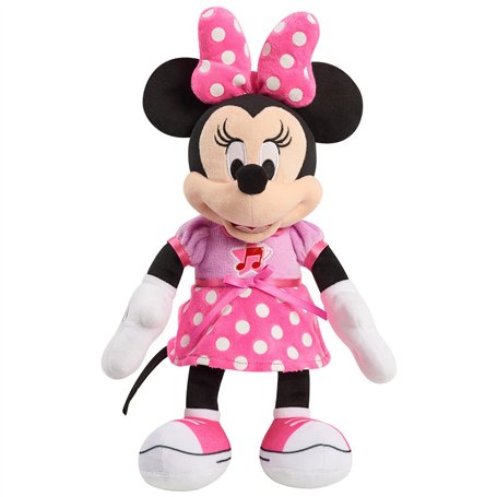 Just Play Peluche Musicale La Maison Magique de Mickey Mouse Disney Junior avec Effets sonores et Lumineux