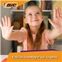 BIC Kids Kid Couleur Feutres de Coloriage à Pointe Moyenne - Couleurs Assorties, Etui Carton de 36