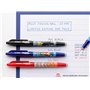 PILOT x ONE PIECE - Lot de 3 Frixion Ball, Noir, Bleu, Rouge + 1 Set de 3 recharges bleues + 4 Stickers - Stylos Effaçables - Éd
