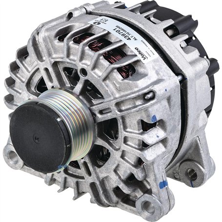 VALEO 439701 Alternateur Intensité de charge de l’alternateur: 150 Amp Rainures: 6 rainures Diamètre de poulie: 55 mm Tension: 1