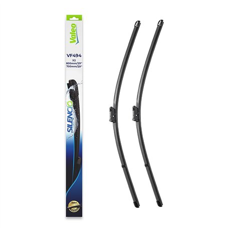 VALEO Silencio Balai d'essuie glace VF494 574694 Longueur avant: 730mm / 730mm Quantité Set 2 unités (pour véhicules d'entraînem