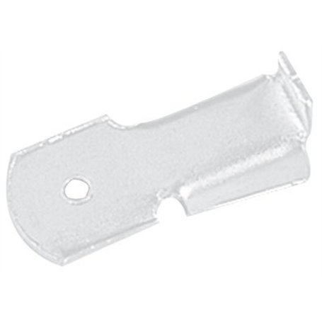 Générique ASA10108 Taquet Standard pour crémaillère MONIN-Longueur 32 mm-Acier laqué blanc-522120