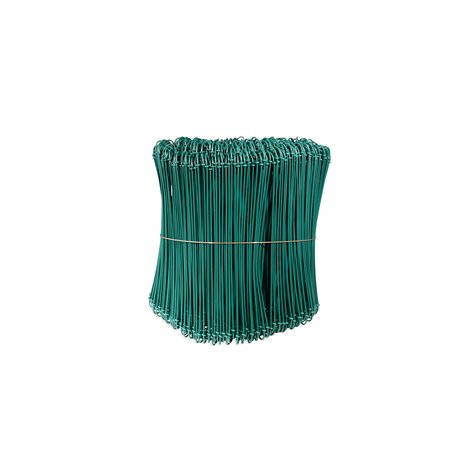 Edma 960491 Lien À Boucles Galva Plastifié Vert-Ø 1