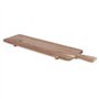 Planche apéritive - LIVOO - MES151 - Bois d'acacia - 75 cm - Beige