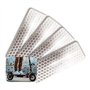 BEEPER - Stickers reflechissants pour Trottinette Electrique ME136 (Lot de 4 Stickers)